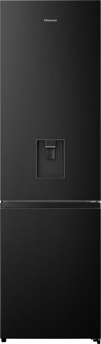 Hisense 59.5cm x 200.4cm Freestanding No Frost Fridge Freezer Water Dispenser 336L Black | RB435N4WFE - Image 1