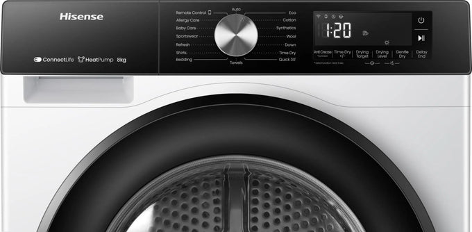 Hisense 8Kg Freestanding Tumble Dryer - White - Image 5