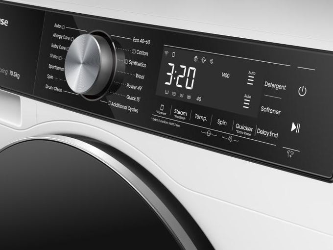 Hisense 10kg Freestanding Washing Machine 1400rpm LED Display White - Image 9