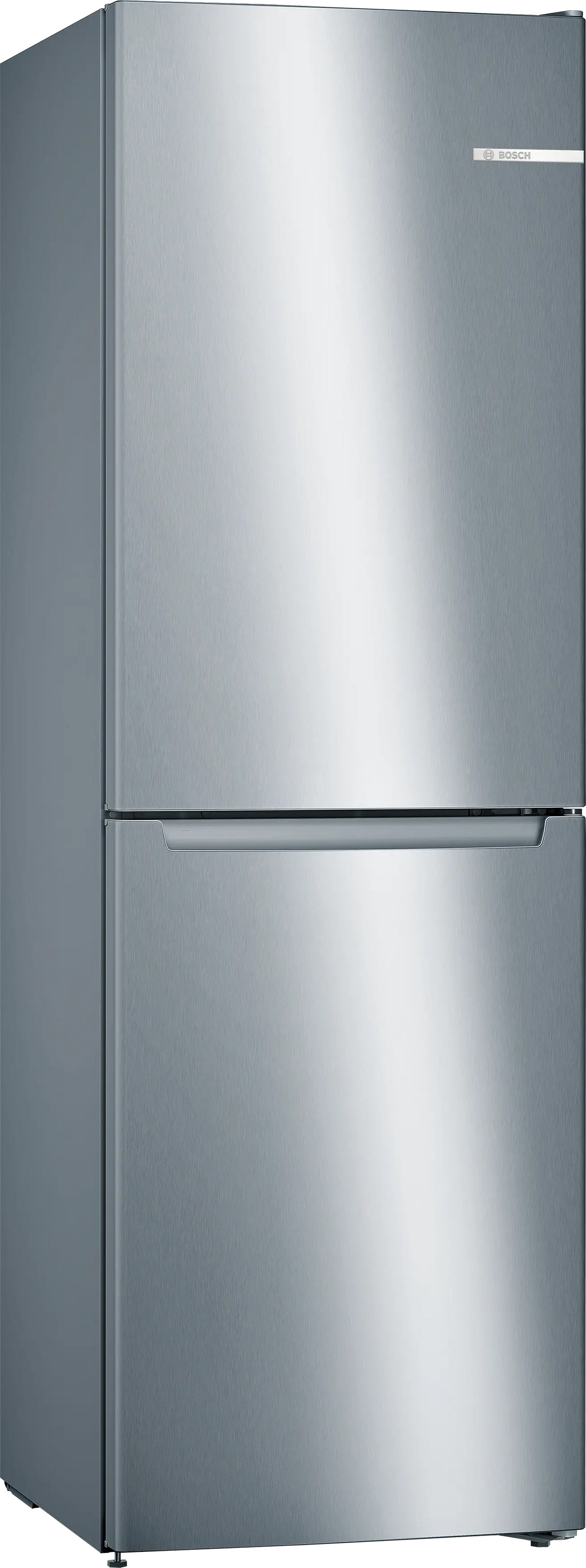 Bosch Series 2 freestanding fridge freezer KGN34NLEAG in stainless steel with top fridge and bottom freezer doors