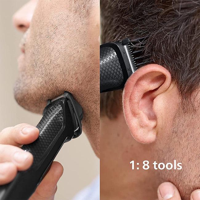 Philips Multigroom Series 3000 8-in-1 Face & Body Hair Shaver and Nose Ear Trimmer EDL MG3730/13 at Keans Claremorris