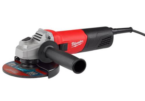 Milwaukee 800W grinder with compact slim design, soft start, line lock, durable steel gears – Keans Claremorris.