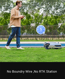 Dreame Robotic Mower A1 Pro robot lawnmower for efficient grass cutting, available at Keans Claremorris.