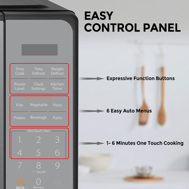 Toshiba 20L 800W Touch Control Digital Microwave oven – sleek design, easy use | Available at Keans Claremorris