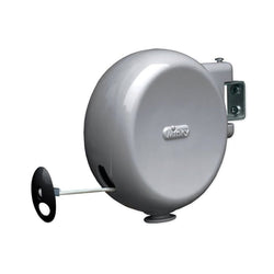 Minky 15m retractable clothes line with durable PVC-coated line, easy wall mounting, from Keans Claremorris.