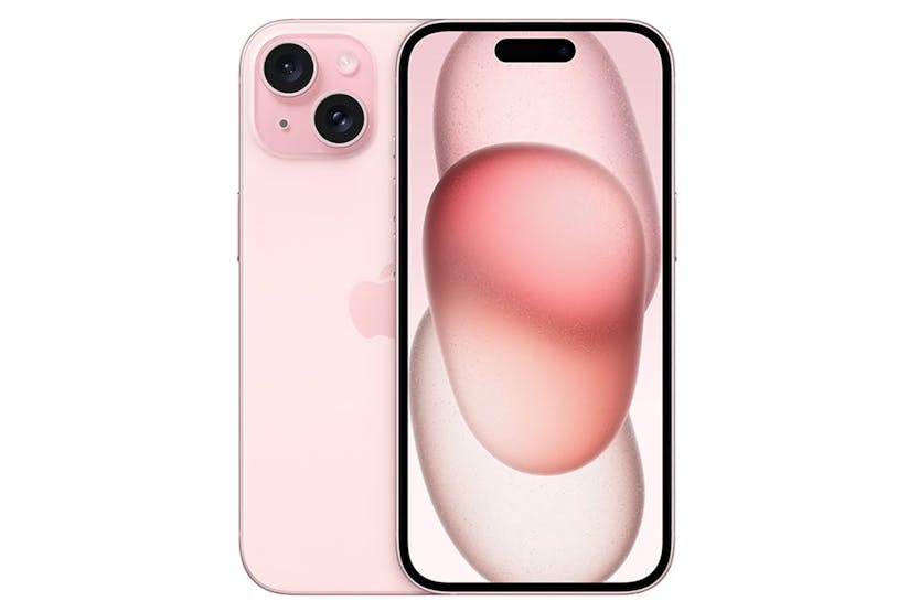 iPhone 15 Pink 128GB with 5G, 48MP camera, USB-C charging, durable glass, A16 Bionic chip - Keans Claremorris