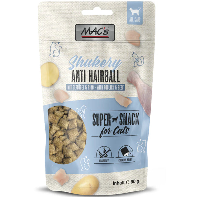 Macs Shakery Snacks Anti-Hairball 60G Keans Claremorris
