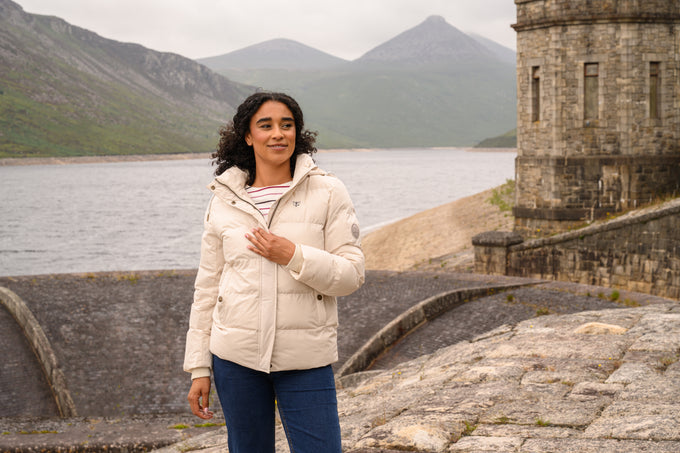 Ladies Outdoor Coat | Margot Ladies Coat | Irish Cream - Image 2