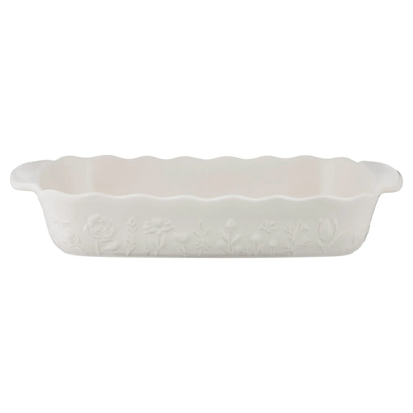 Mason Cash In The Meadow Cream Lge Rect Dish 37.5X27cm Keans Claremorris