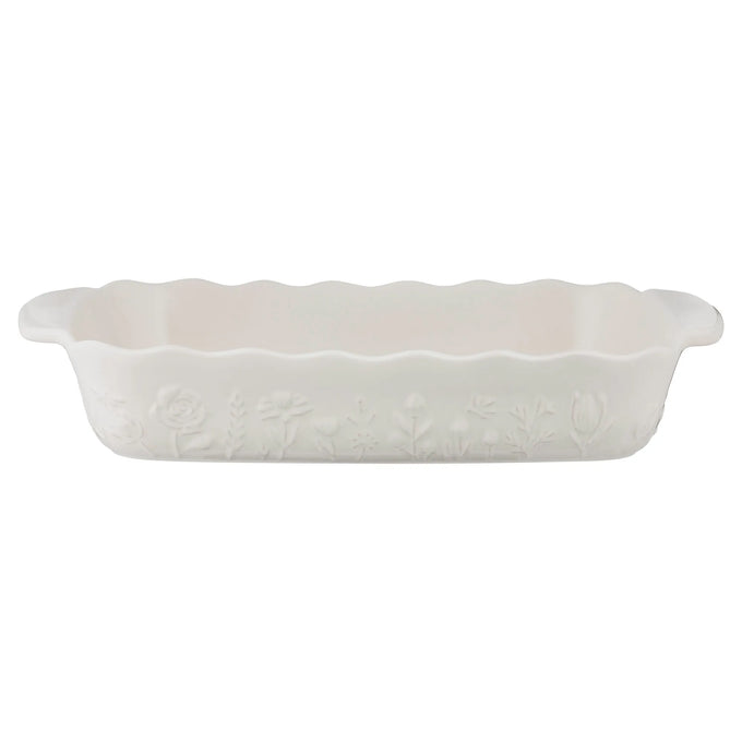 Mason Cash In The Meadow Cream Lge Rect Dish 37.5X27cm Keans Claremorris