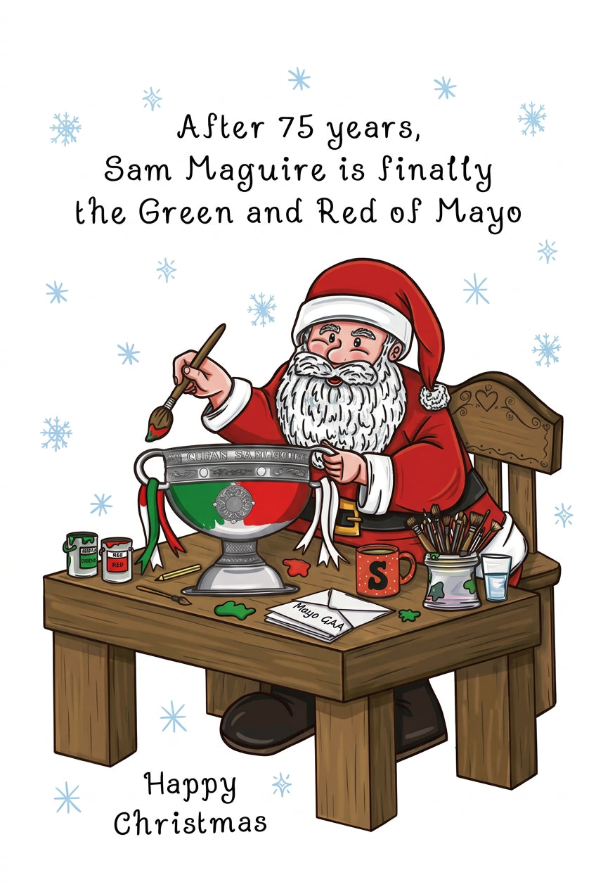 Christmas Cards - Mayo GAA - Funny Christmas Cards - Image 1