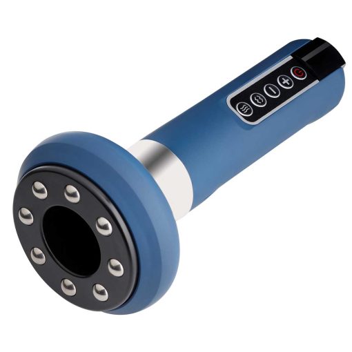 Medivon Halley Blue Handheld Massager with 12 levels, heating, wireless, for cellulite and pain relief – available at Kean’s