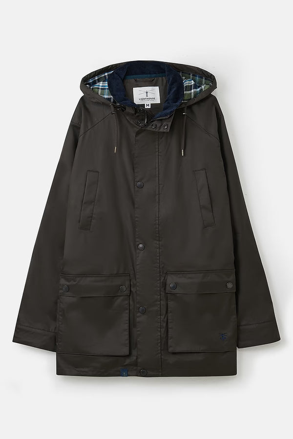 Mens Oxford Coat - L - Chocolate Keans Claremorris