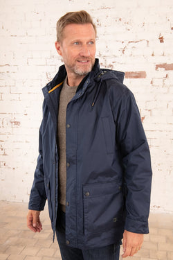 Mens Oxford Coat - L - Navy Keans Claremorris