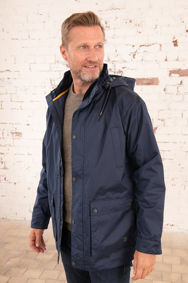 Mens Oxford Coat - L - Navy Keans Claremorris
