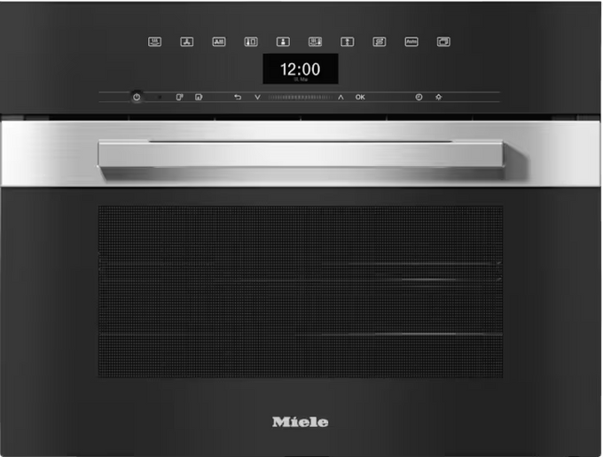 Miele DGC 7440 HC Pro PureLine Steam Oven 48L, Stainless Steel/Clean Steel Keans Claremorris