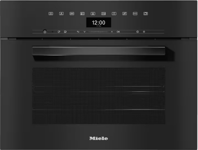 Miele DGC 7440 HC Pro VitroLine Steam Oven 48L, Obsidian Black Keans Claremorris