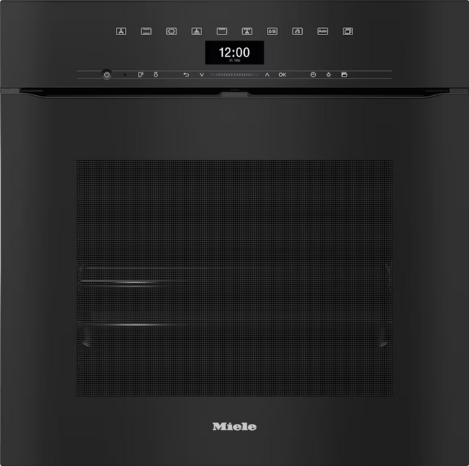 Miele H 7464 BPX ArtLine 76L Built-In Pyrolytic Oven, Obsidian Black Keans Claremorris