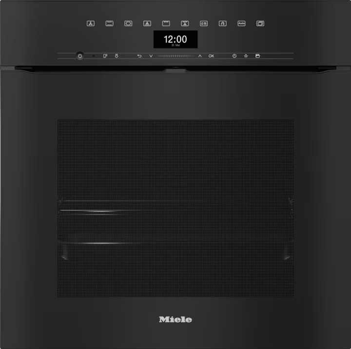 Miele H 7464 BPX ArtLine 76L Built-In Pyrolytic Oven, Obsidian Black Keans Claremorris