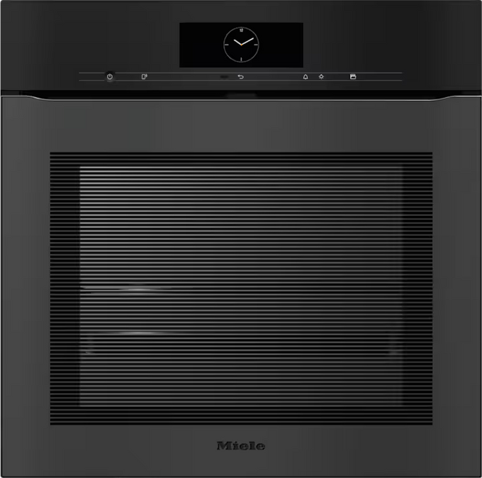 Miele H 7860 BPX ArtLine 76L Built-In Pyrolytic Oven, Obsidian Black Matt Keans Claremorris