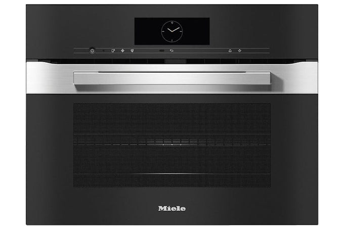 Miele H7240BM built-in compact microwave combination oven with grill, fan, inverter tech, stainless steel – Kean’s