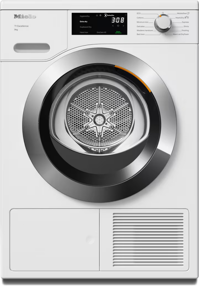Miele T1 Heat Pump Dryer TEH785WP with DryCare 40 – 9kg | 12736710 Keans Claremorris