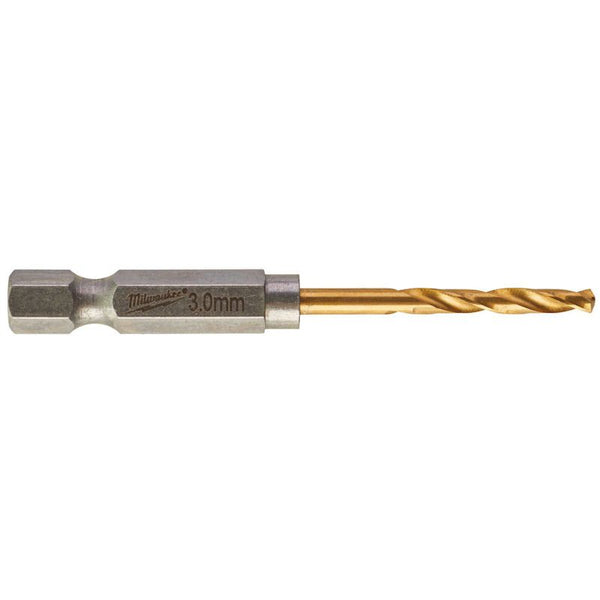 Milwaukee HSS-G Shockwave™ Titanium Drill 3mm - 2pcs