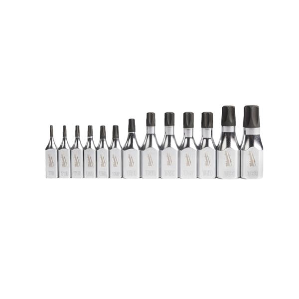 Milwaukee 1/4 + 3/8 Drive Torx Bit Socket Set 13Pc | 4932480565 Keans Claremorris