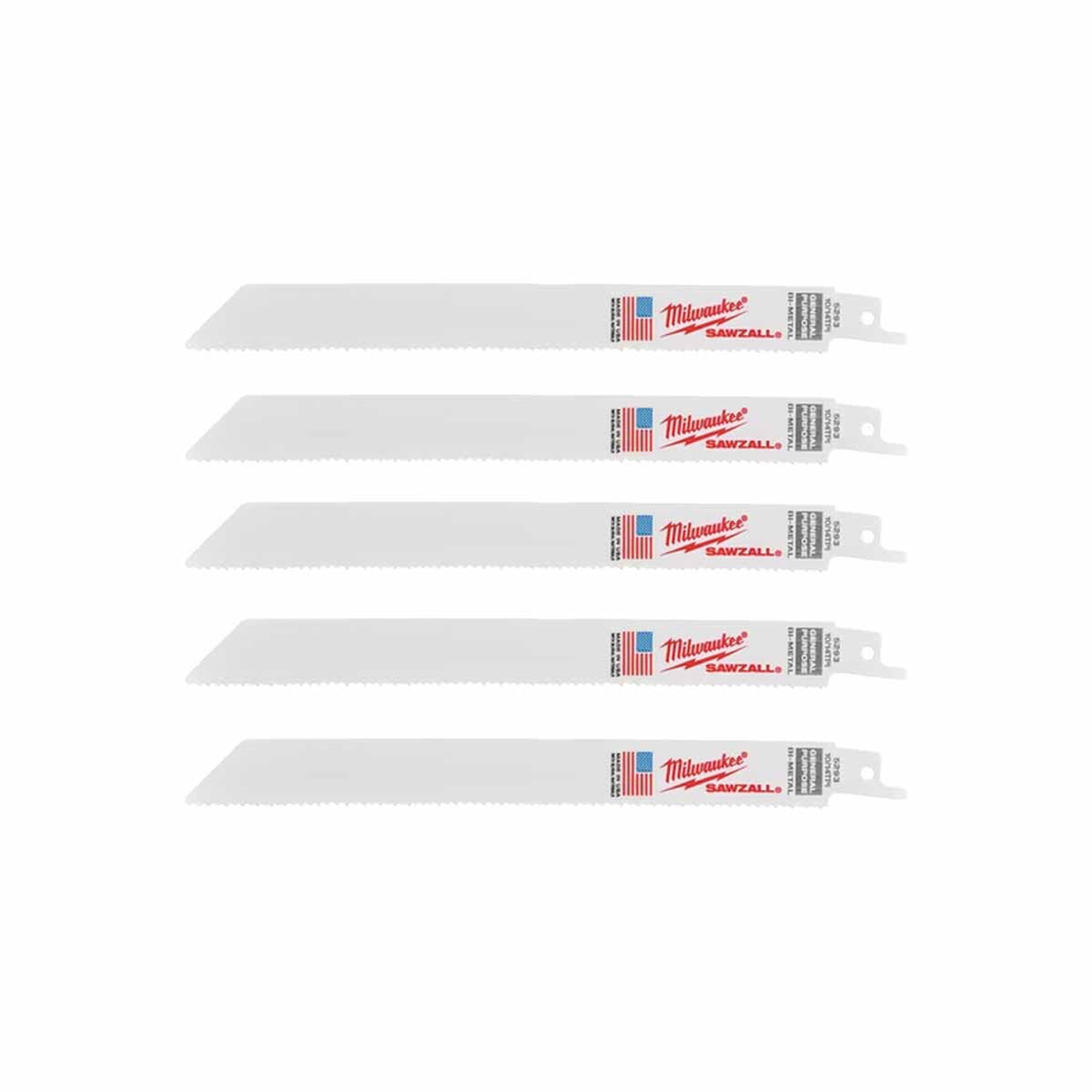 Milwaukee Sawzall™ Blade 200x10/14T-5pc | 48475193 - Image 1