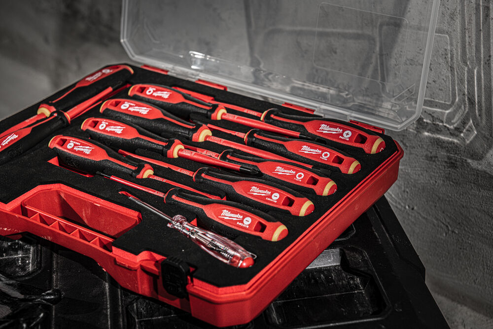 Milwaukee Tri-Lobe VDE Screwdriver Set - 12pcs - Image 4