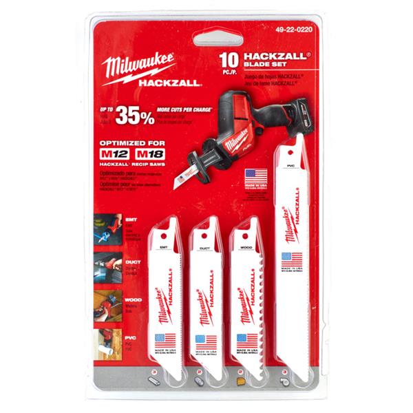 Milwaukee Hacksaw B. Set 1-10Pc | 49220220 Keans Claremorris