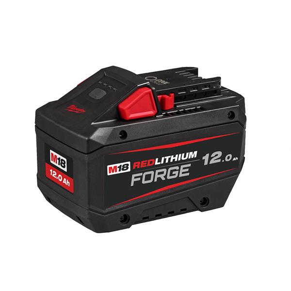 Milwaukee M18FB12 12.0Ah Forge Battery with fast charge, COOL-CYCLE cooling, REDLITHIUM power, compatible with M18 tools –