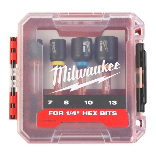 Milwaukee SHOCKWAVE Magnetic Nut Driver Set 4pc Keans Claremorris