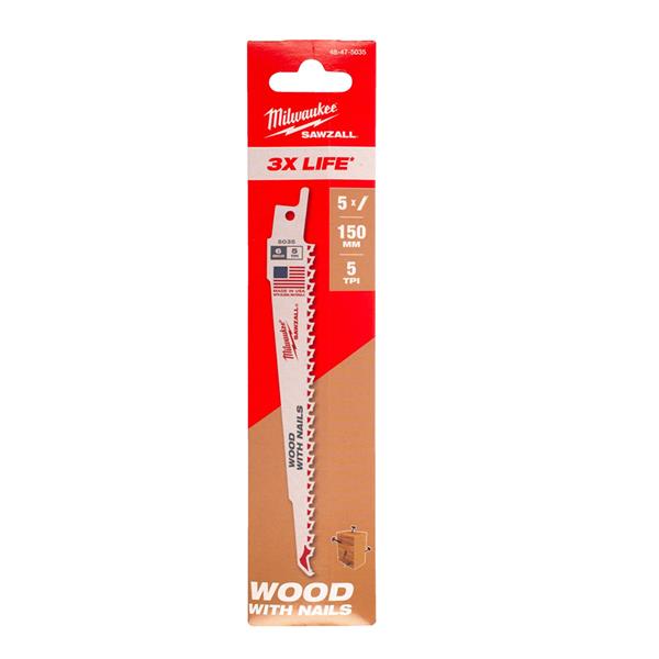 Milwaukee Sawzall B. 150X5T-5Pc | 48475035 Keans Claremorris