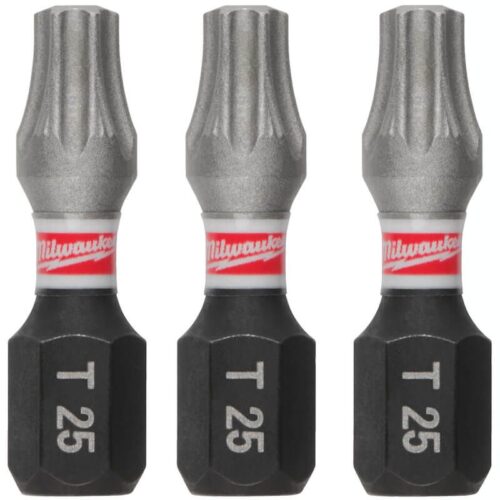 Milwaukee Screwdriver Bit Shockwave Tx25 25Mm-3Pc | 4932500364 Keans Claremorris