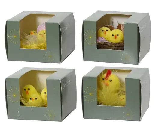 Mini Chenille Easter Chicks, Yellow - 4 cm Keans Claremorris