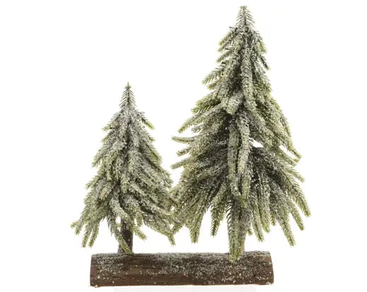 Mini Tree Snow Indoor, Green L.28 cm x W.16 cm x H.28 cm Keans Claremorris