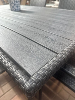 Monza 6 Seater Garden Dining Set - Table