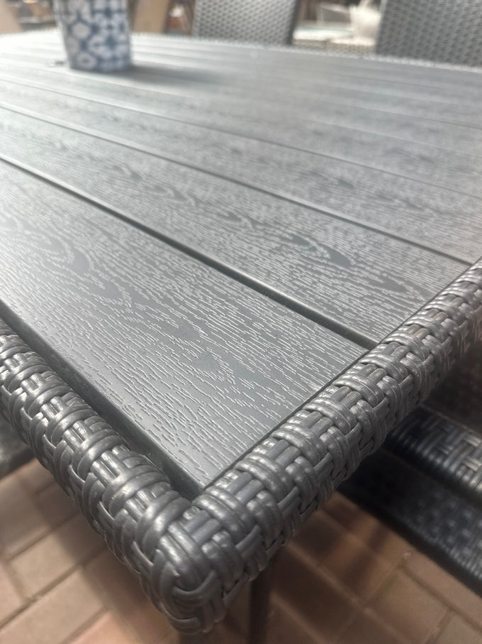 Monza 6 Seater Garden Dining Set - Table - Image 2