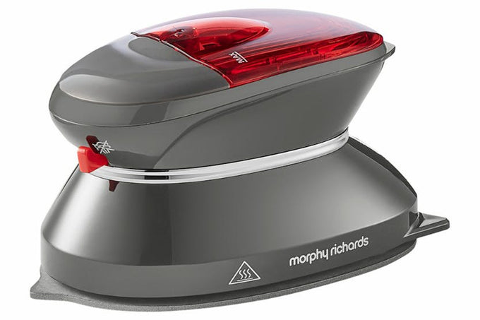 Morphy Richards 400W Compact Travel Steam Iron with detachable tank, dual voltage, non-stick soleplate – Keans Claremorris