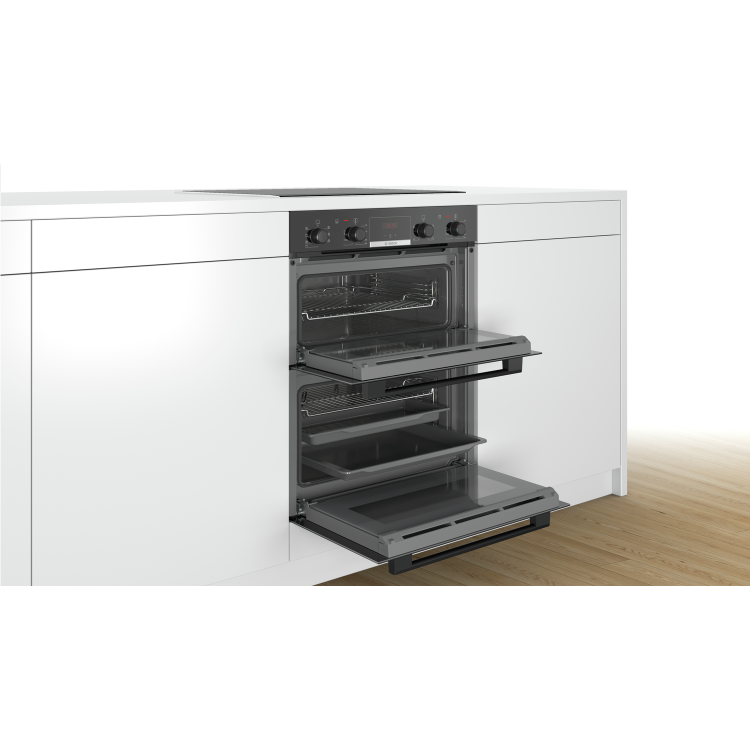 Bosch Series 4, Built-Under Double Oven | NBS533BB0B - Image 4
