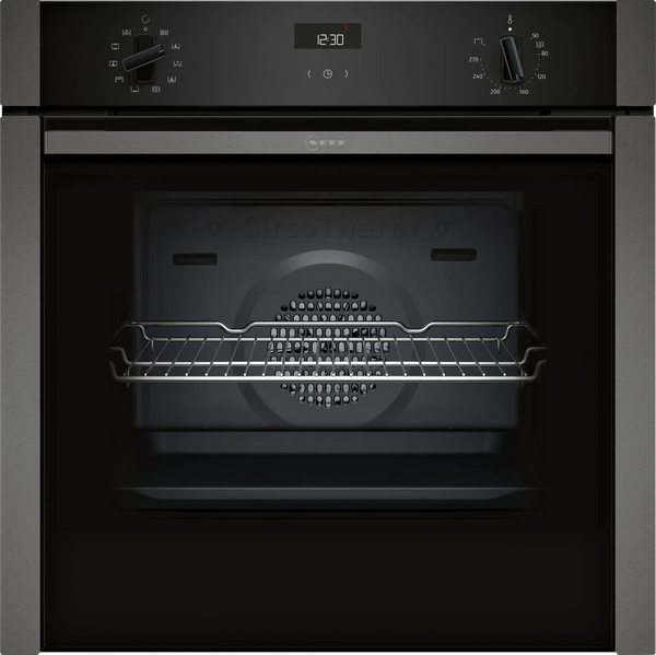 NEFF N50 Slide & Hide Built-In Oven 60x60cm Grey| B3ACE4AG3B Keans Claremorris