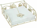 Wine Leaf Antique Cream For Lunch Napkins Napkin Holder