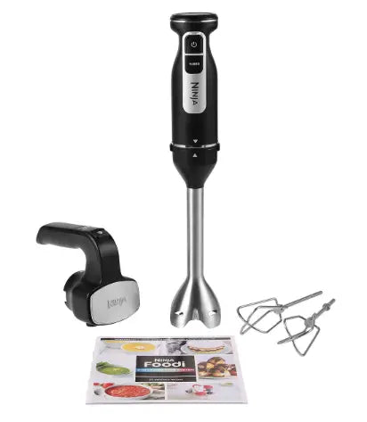 Ninja Foodi 2-in-1 Hand Blender & Mixer with 850W SmartTorque motor, variable speeds, dishwasher safe, available at Kean’s