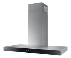 Samsung 90cm T-type Wall Mounted Cooker Hood in Stainless Steel & Black Glass with Auto Connectivity, LED, 722 m³/hr –