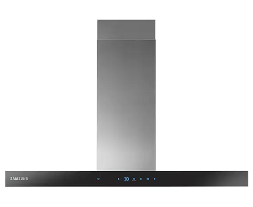 Samsung 90cm T-type Stainless Steel Wall Mounted Hood with Black Glass – Keans Claremorris