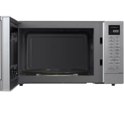 Panasonic Solo Microwave NN ST48KSBPQ Stainless Steel, compact design, available at Keans Claremorris