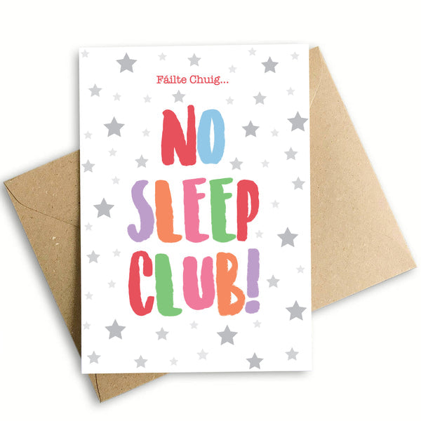 New Parents Card A6 size, 350gsm silk card with eco-friendly envelope, greeting "Congratulations on your Brand New Bundle of