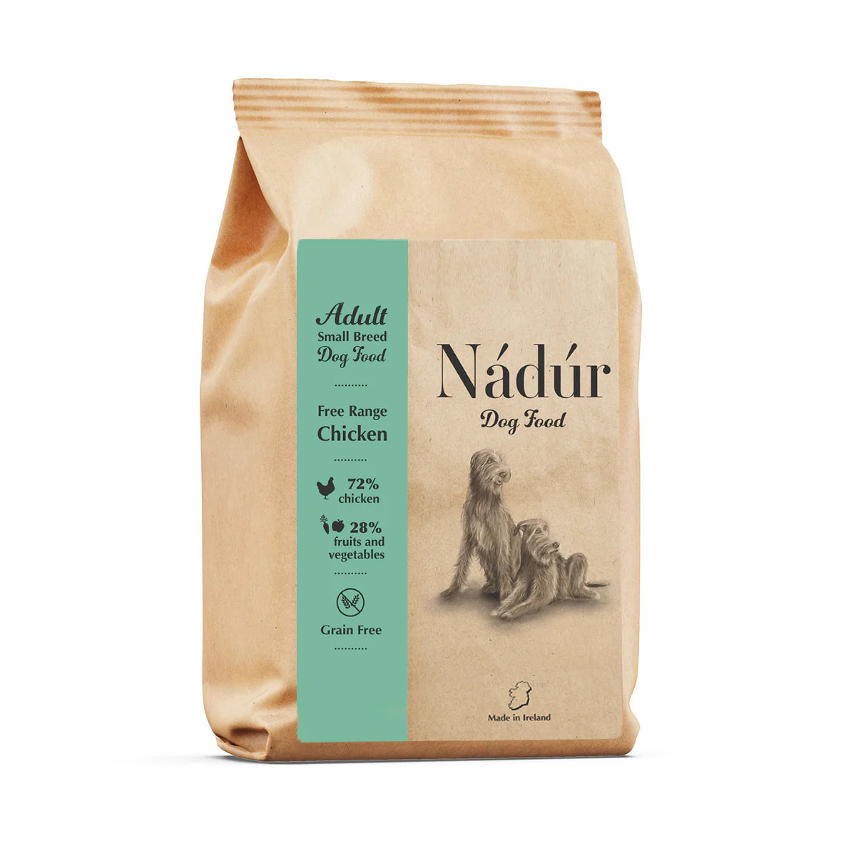 Nadur Adult Small Breed Dog Food with 72% Free Range Chicken, grain-free, natural ingredients – Keans Claremorris