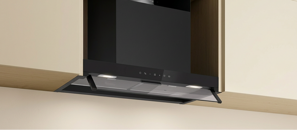 Neff N 50, Integrated Design Hood, 90 cm, Clear glass, Matt black | D95XCC2S0B Keans Claremorris